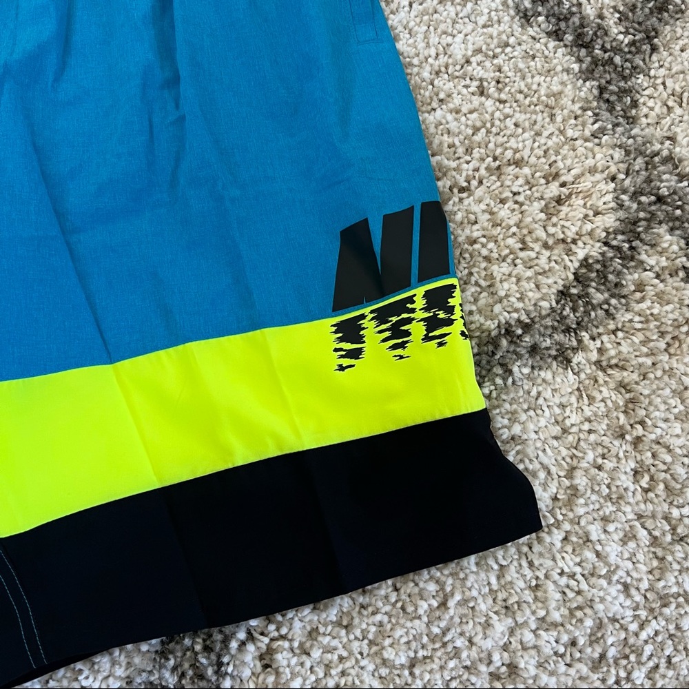 ✔️ NWT✔️ NIKE Sunset Logo Vital Swim Trunks - Picture 4 of 10